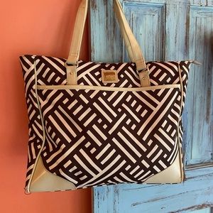 Luggage - Geometric travel overnight bag/tote by Apt 9